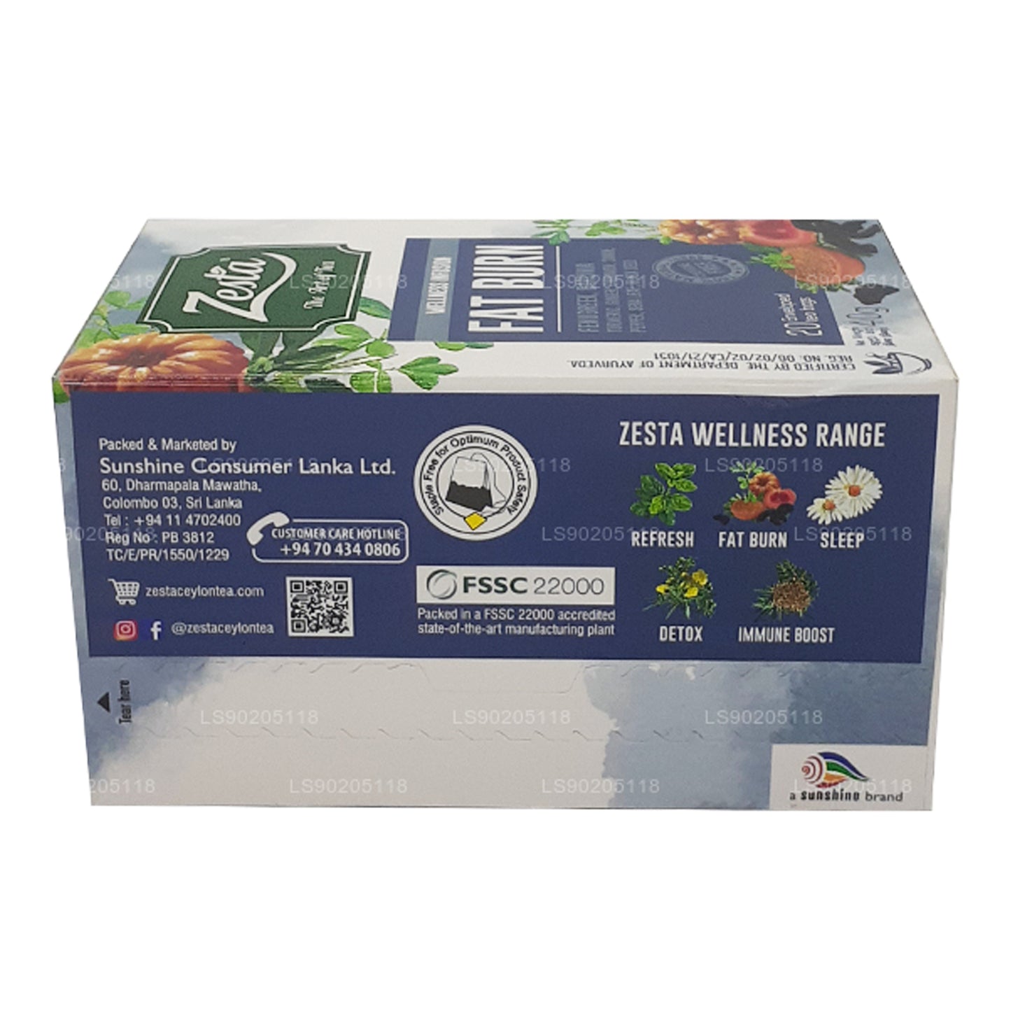 Zesta Fat Burn (40g) 20 teposer