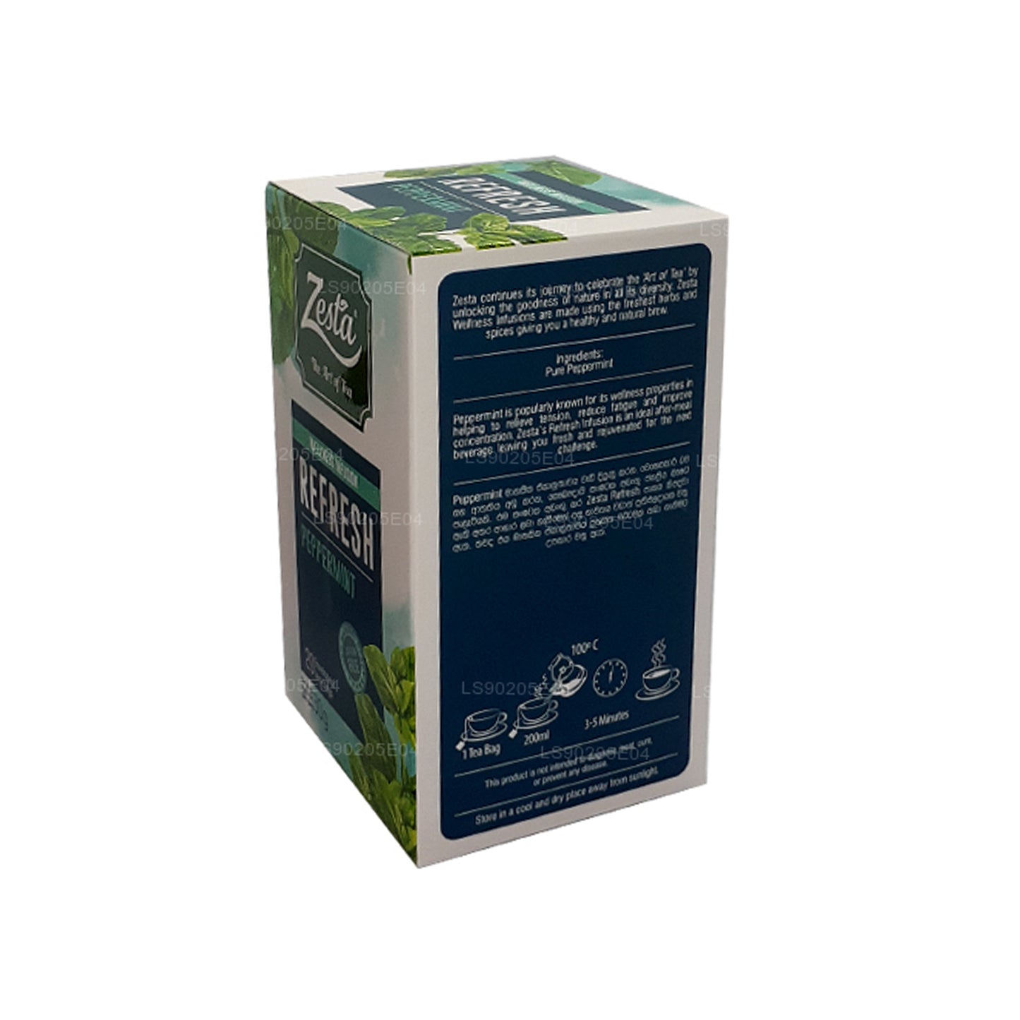 Zesta Refresh Pebermynte (30g) 20 teposer