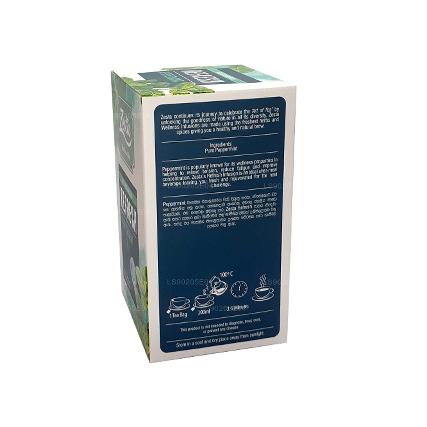 Zesta Refresh Pebermynte (30g) 20 teposer