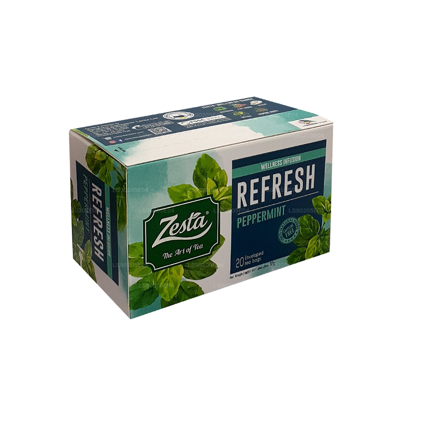 Zesta Refresh Pebermynte (30g) 20 teposer