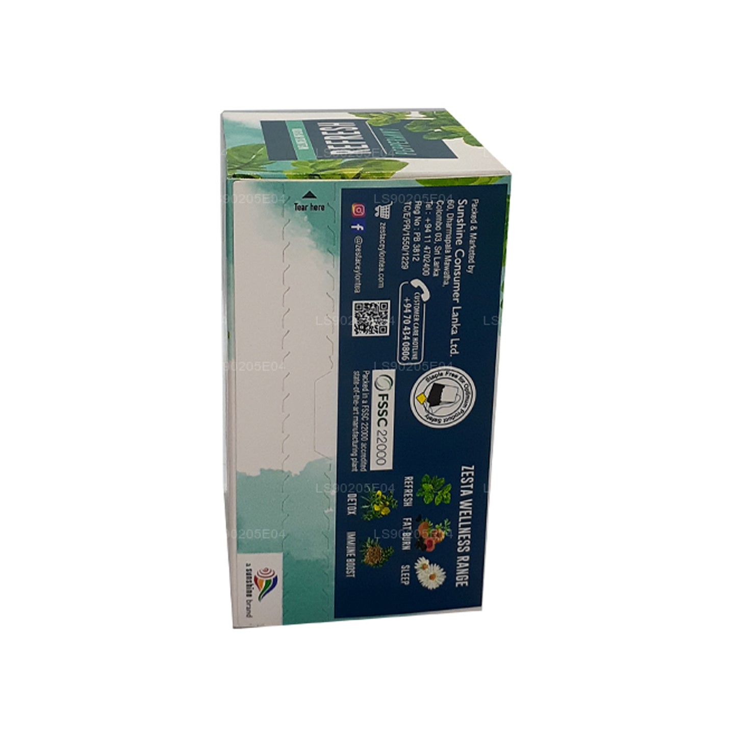 Zesta Refresh Pebermynte (30g) 20 teposer