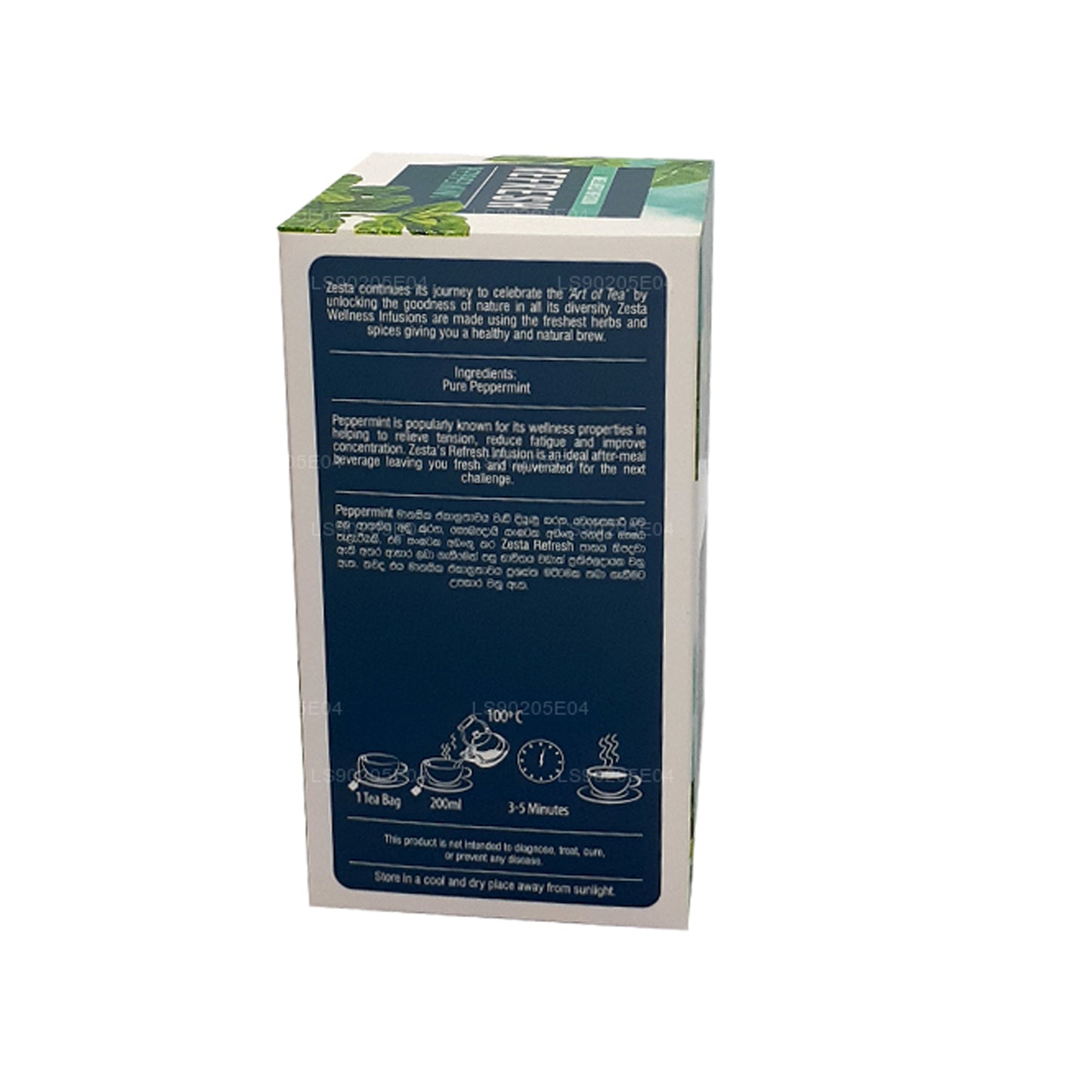 Zesta Refresh Pebermynte (30g) 20 teposer