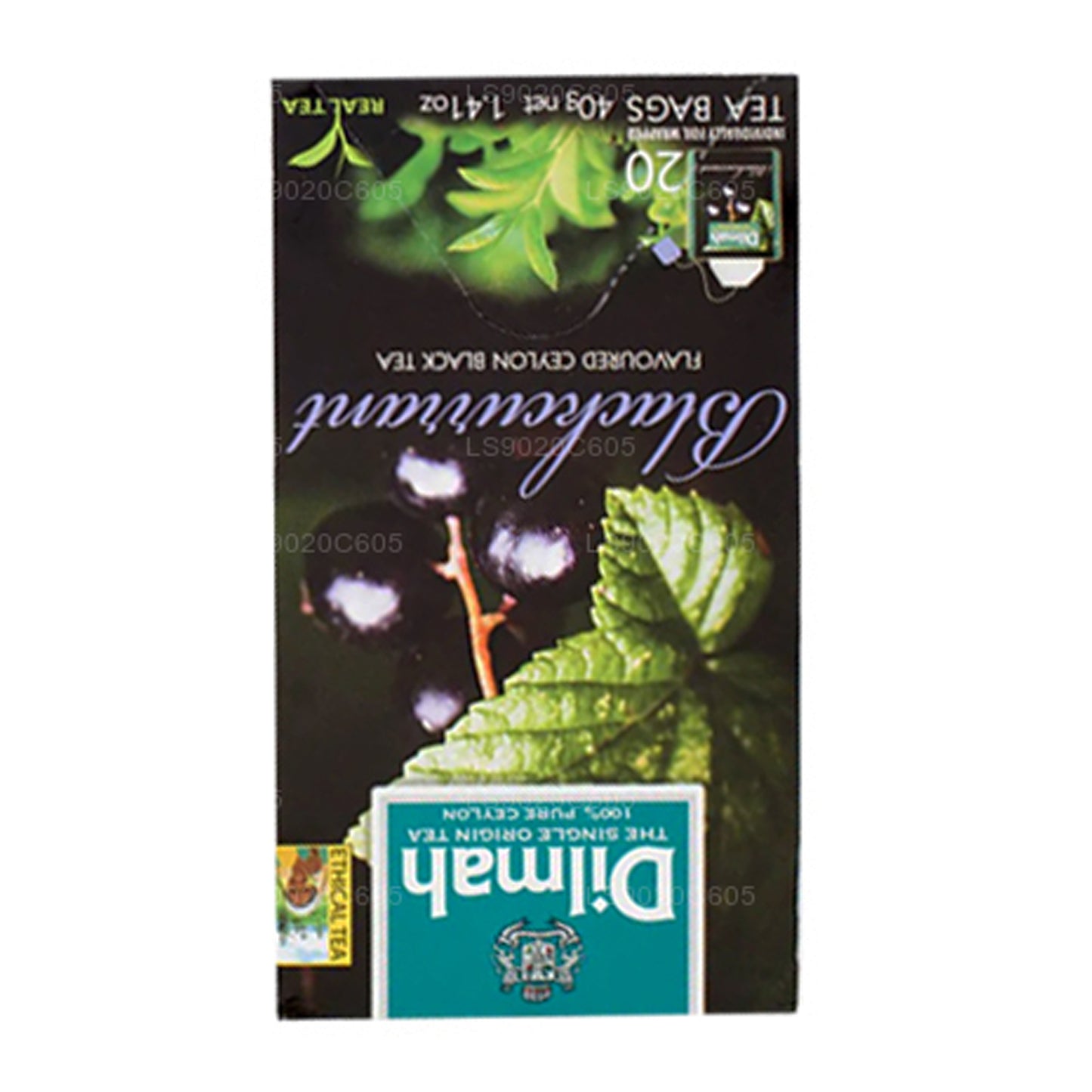 Dilmah solbær aromatiseret te (40g) 20 teposer