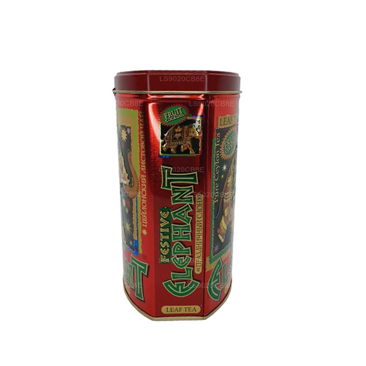 Battler Festlig Elefant Frugt Cocktail Tin Caddy (100 g)