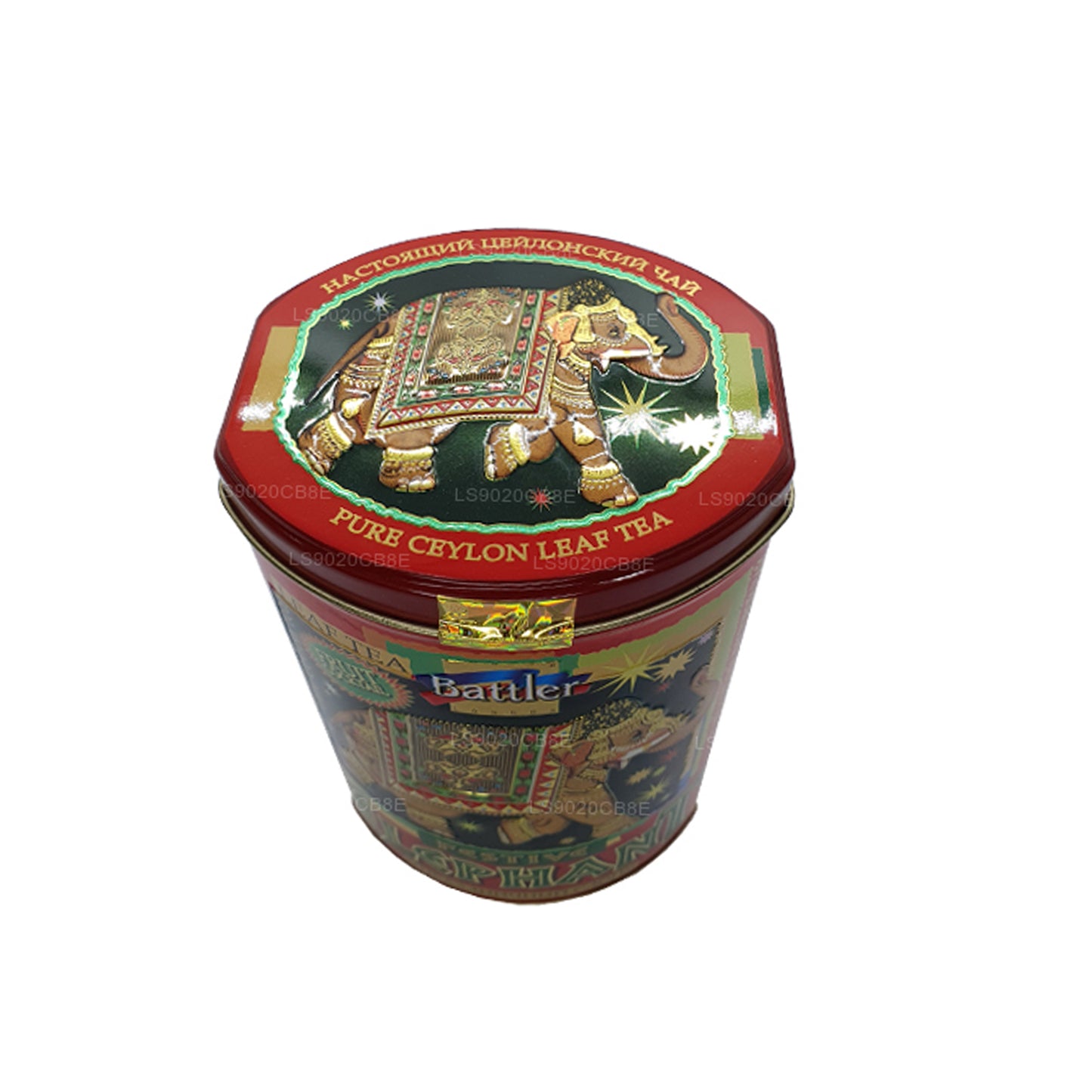 Battler Festlig Elefant Frugt Cocktail Tin Caddy (100 g)
