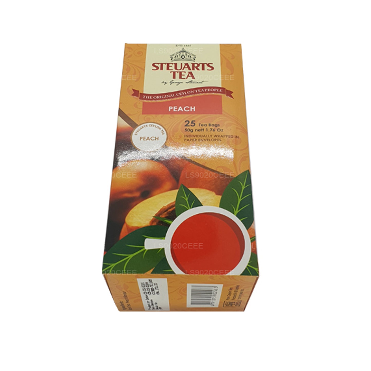 Steuarts fersken te (50g) 25 poser