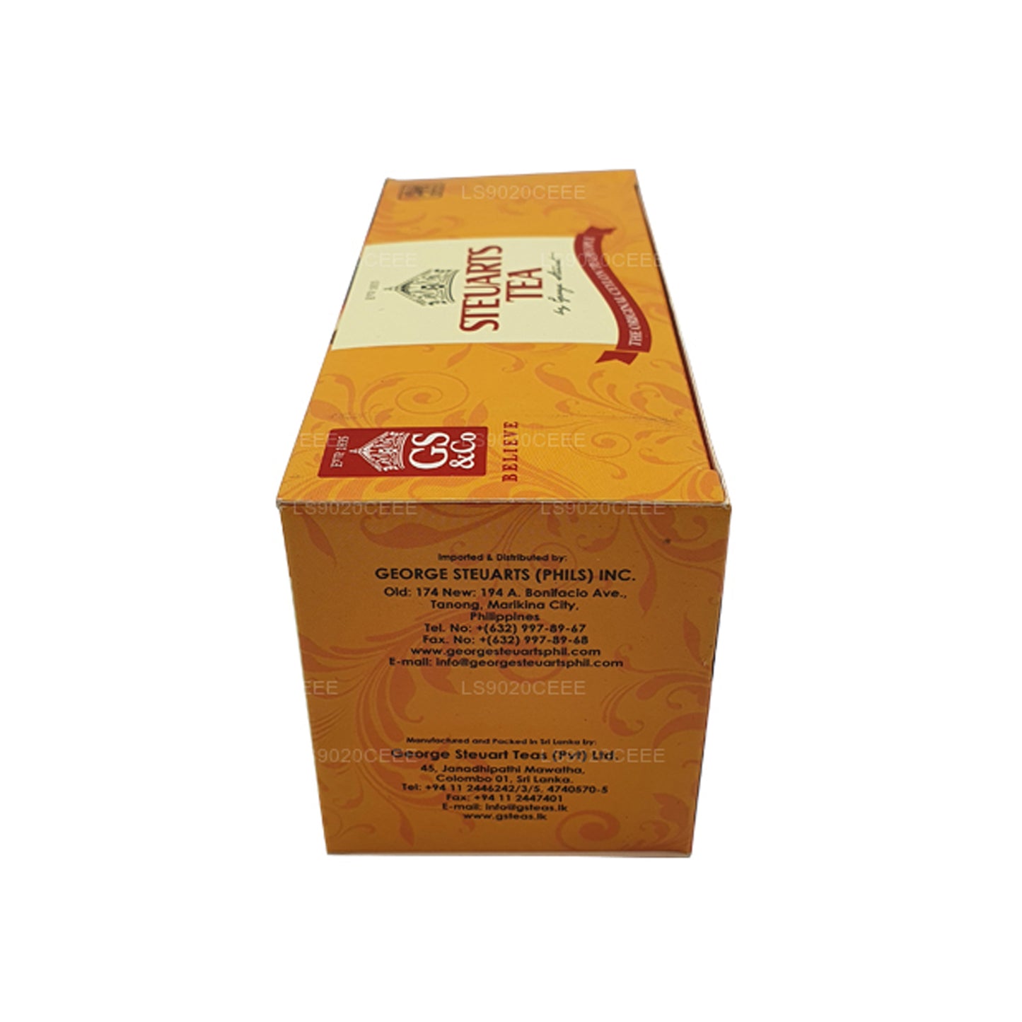 Steuarts fersken te (50g) 25 poser