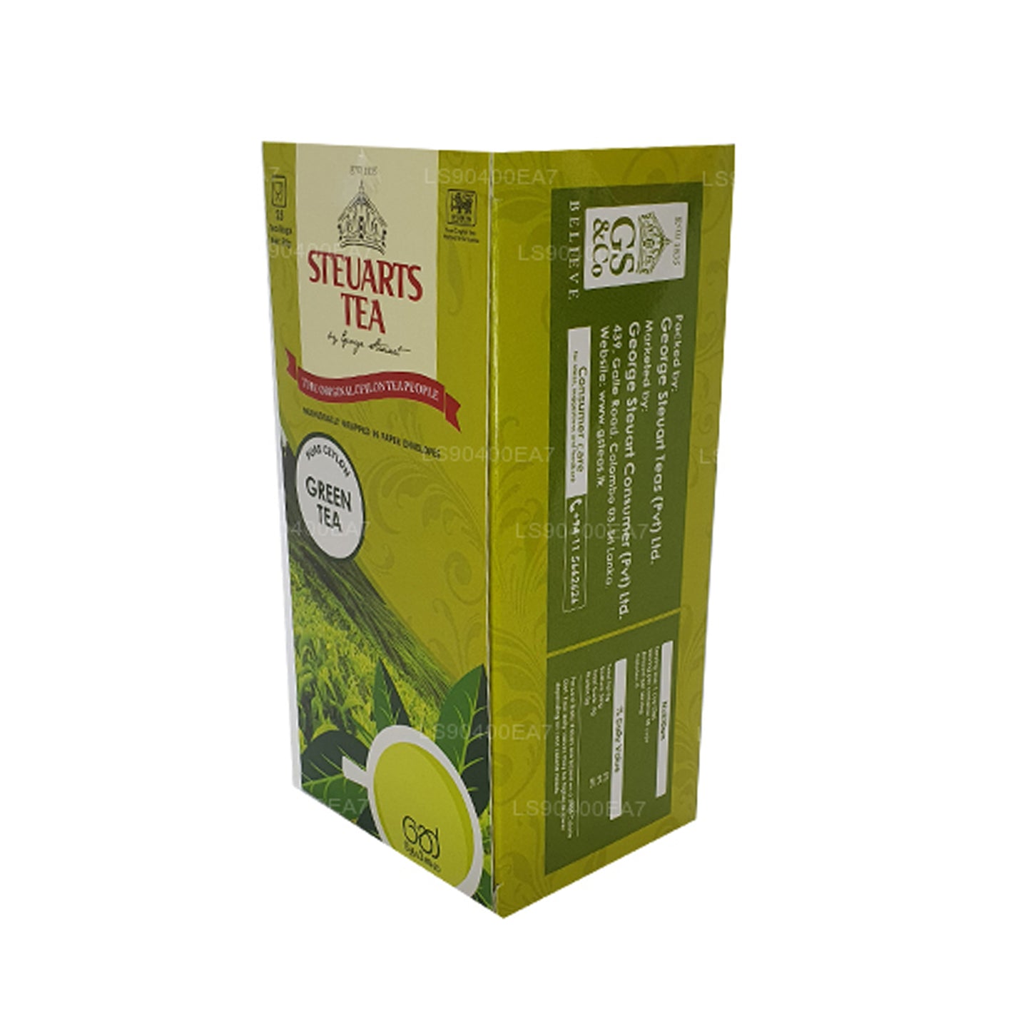 George Steuart ren grøn te (50 g) 25 teposer
