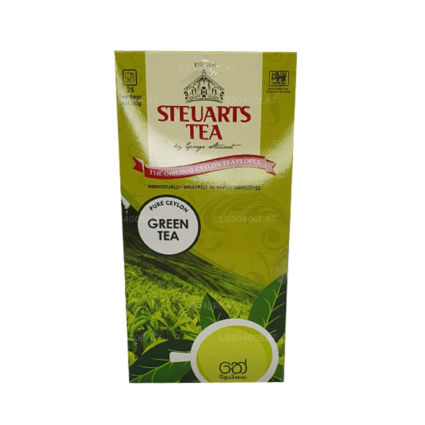 George Steuart ren grøn te (50 g) 25 teposer