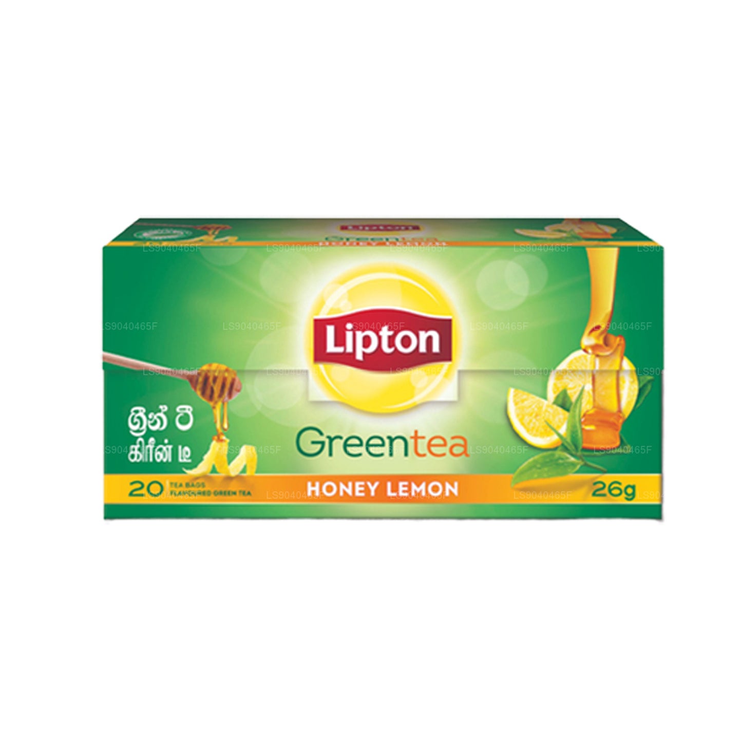 Lipton grøn te honning og citron (26g) 20 teposer