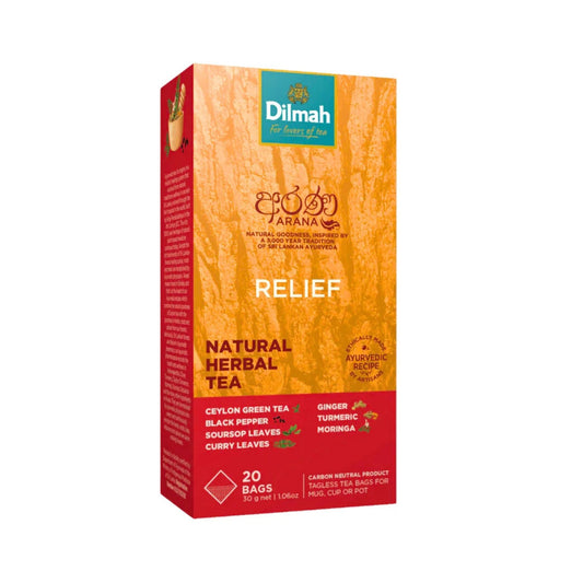 Dilmah Arana Relief Naturlig urtegrøn te (20 Tagless teposer)