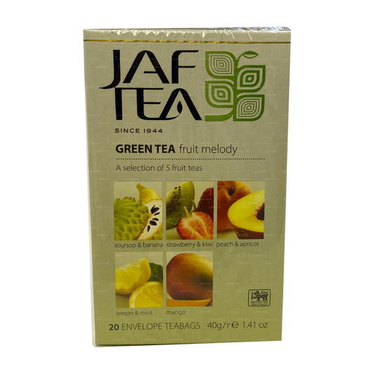 Jaf te ren grøn samling grøn te frugtmelodi (40g) 20 teposer