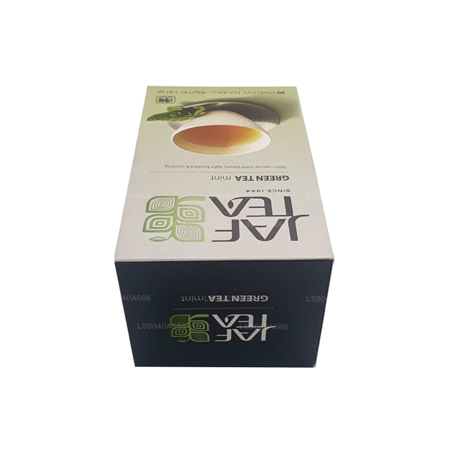 Jaf Tea Pure Green Collection Grøn te Mint Folie Envelop Teposer (40g)