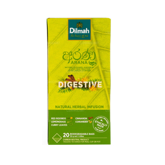 Dilmah Arana Digestive Red Rooibos naturlig urteinfusion (20 tagless teposer)