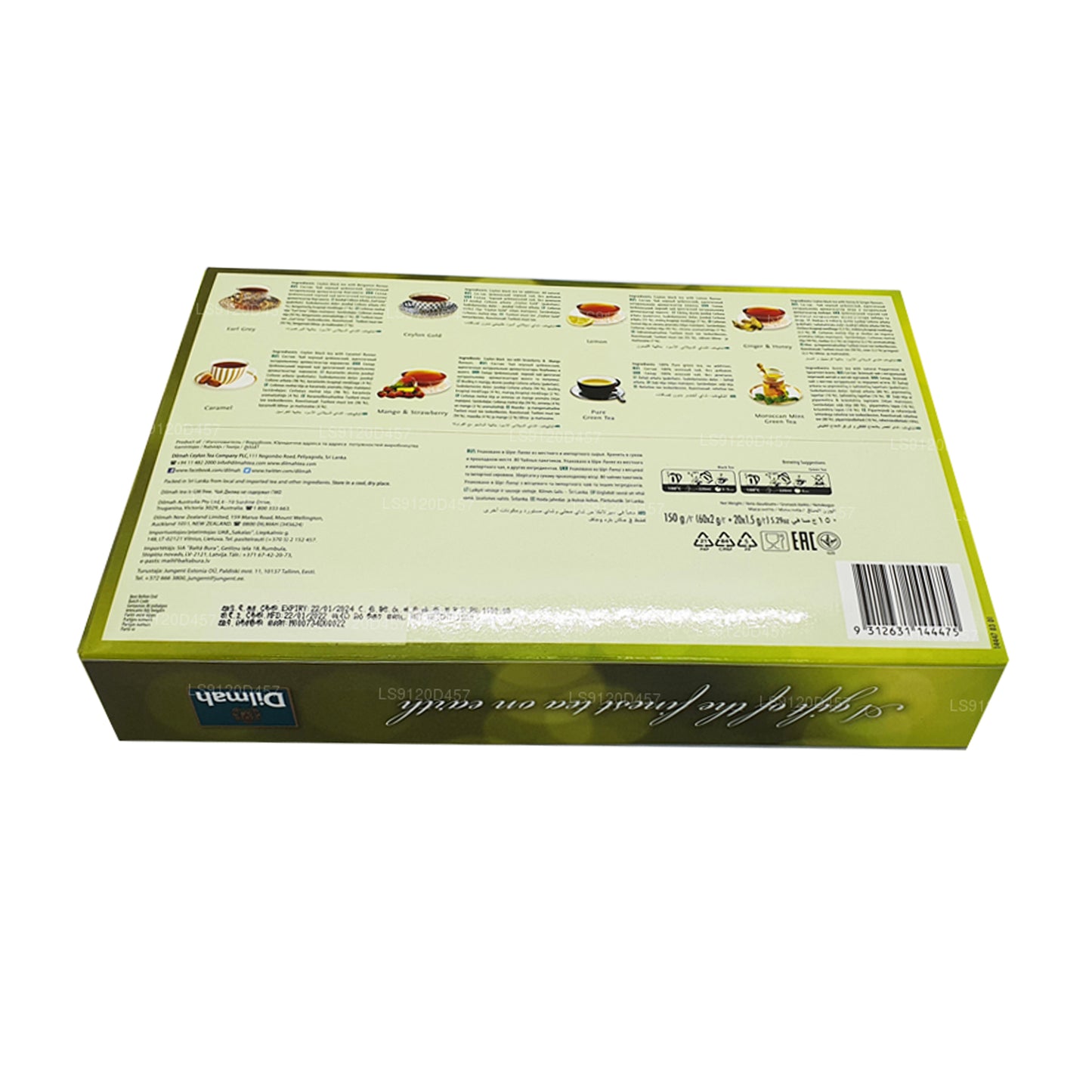 Dilmah En gave af den fineste te på jorden (150g) 80 teposer