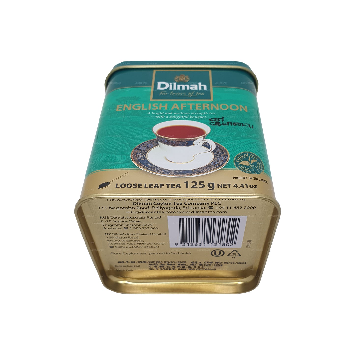 Dilmah Engelsk Eftermiddag Loose Leaf Te (125g)