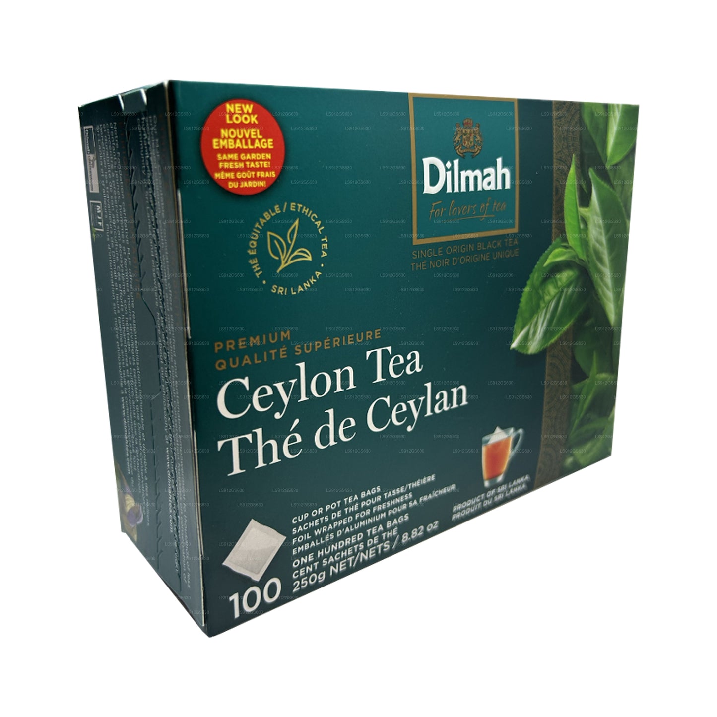 Dilmah Premium Ceylon te (250 g) 100 tagless teposer