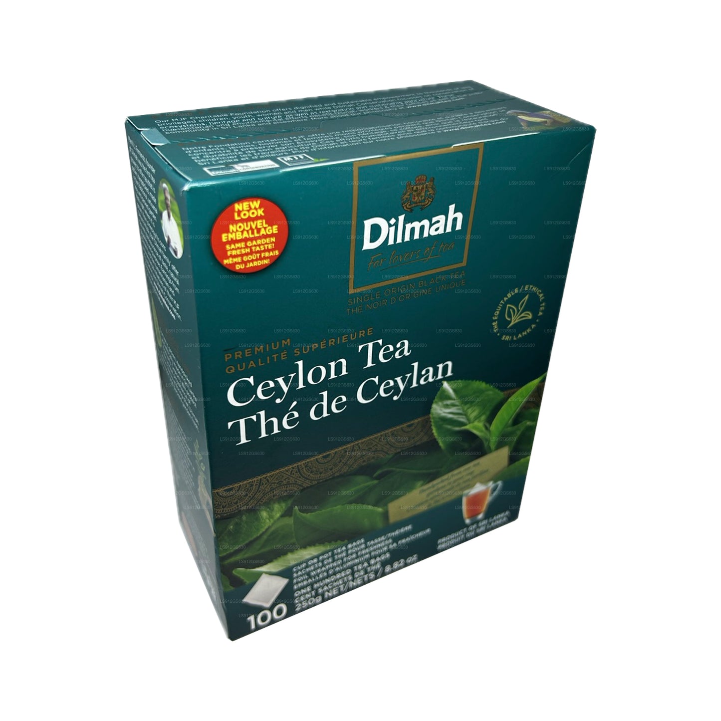 Dilmah Premium Ceylon te (250 g) 100 tagless teposer