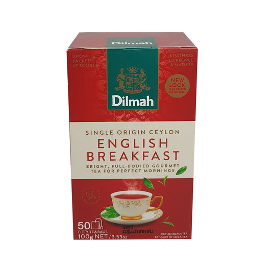 Dilmah engelsk morgenmadste, 50 teposer (100 g)