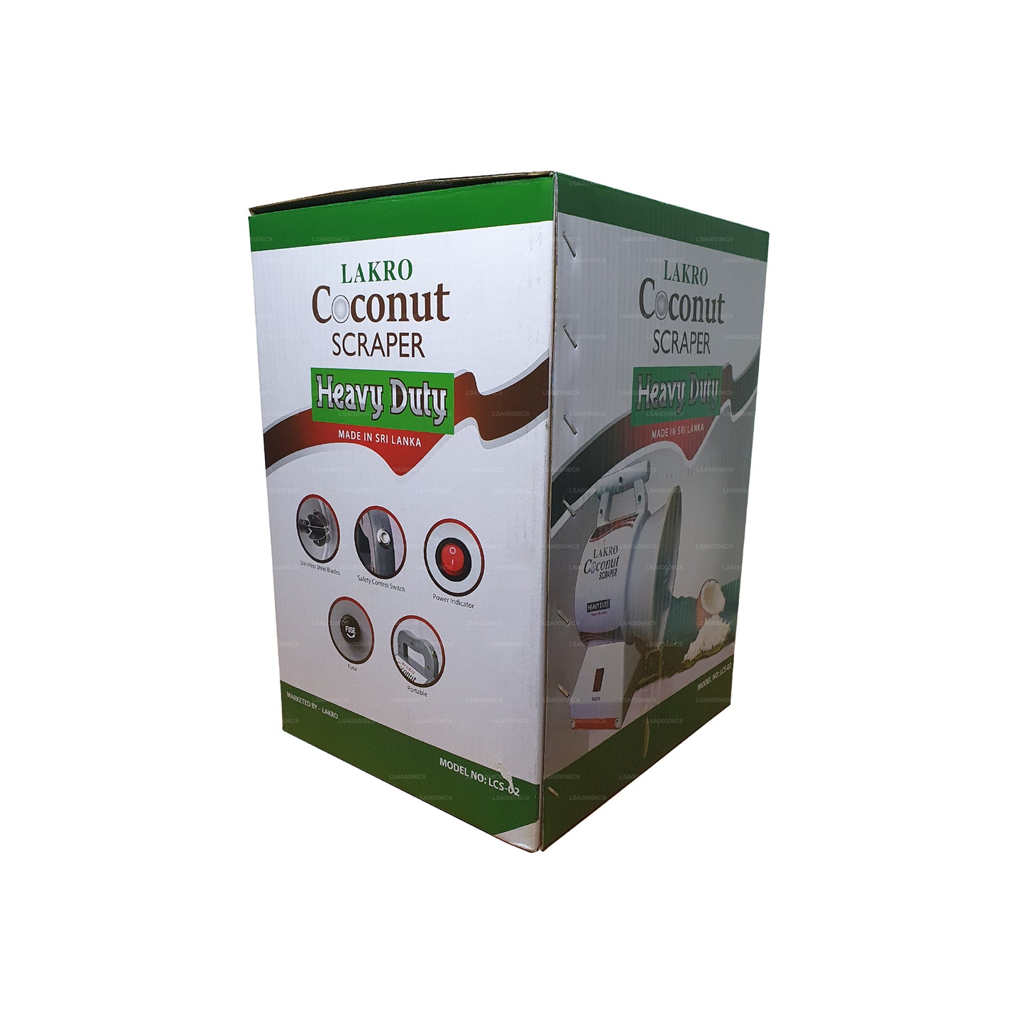 Lakro Heavy Duty kokos skraber maskine (LCS-007)
