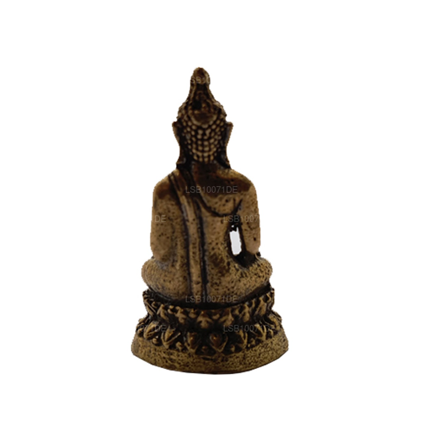Miniature Brass Buddha Statue