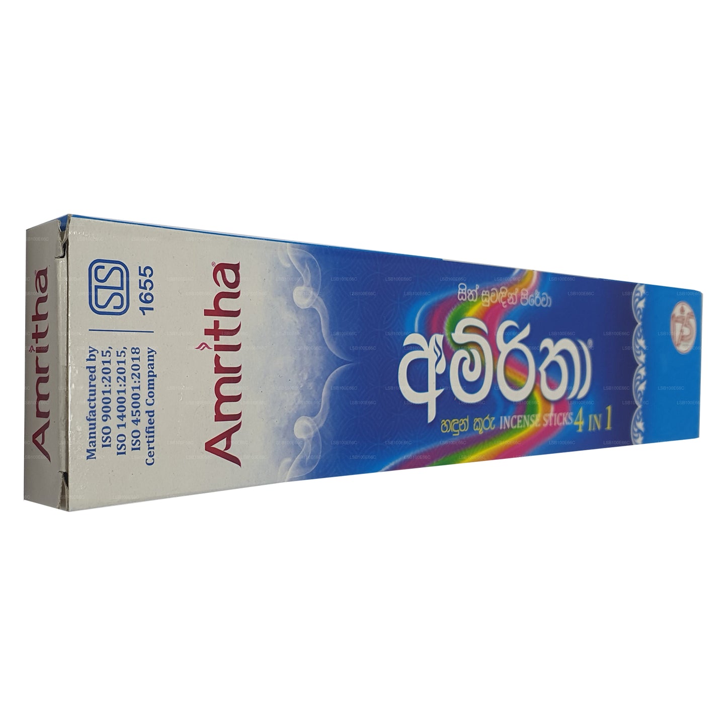 Amritha røgelse 24 pinde (4 i 1; Fantasy; Grøn blomster; Magna; Rose) 30g