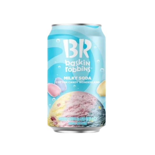 Baskin Robbins Sukkerwatte Eventyrland Mælkesodavand (350ml)