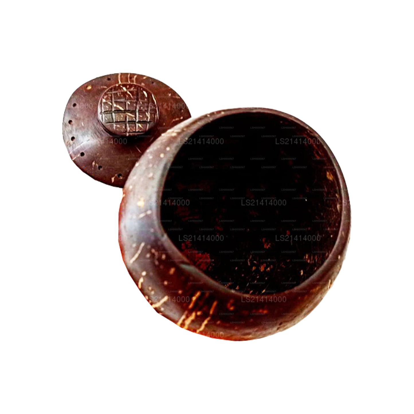 Lakpura® Coconut Shell Spice Bottle and Spoon