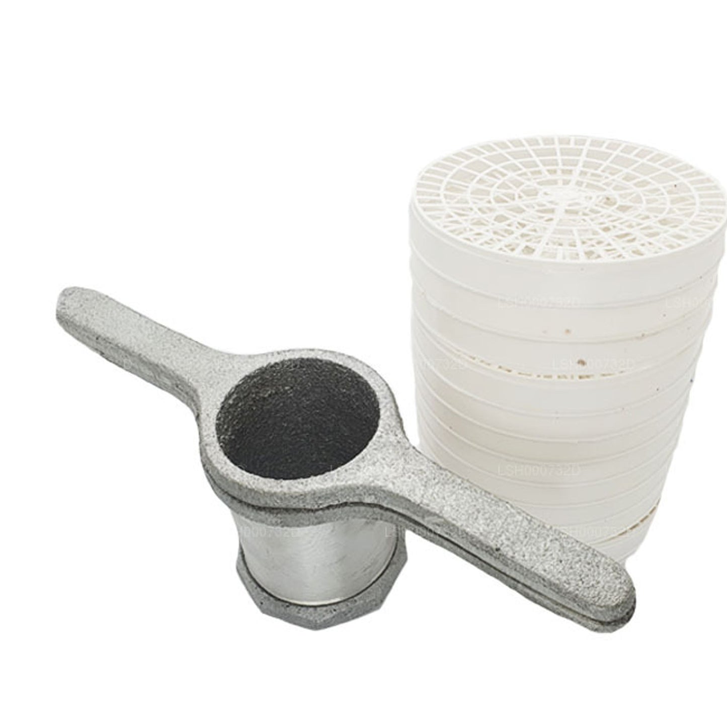 String Hopper Maker (Aluminium) og 12 plastbakker