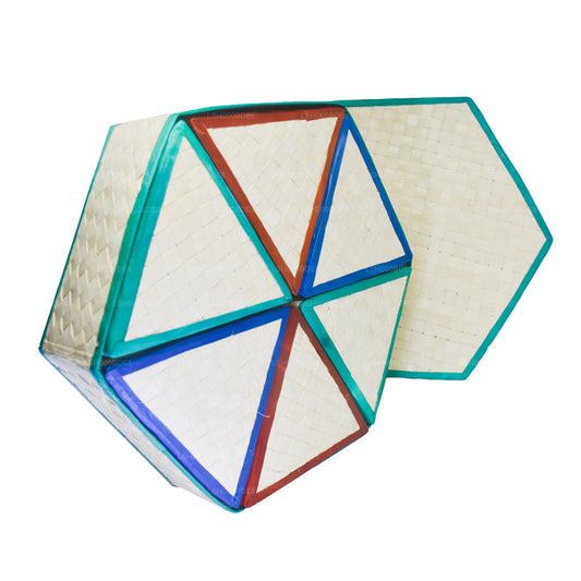 Lakpura Palmyrah Leaf gaveæske (Design D)