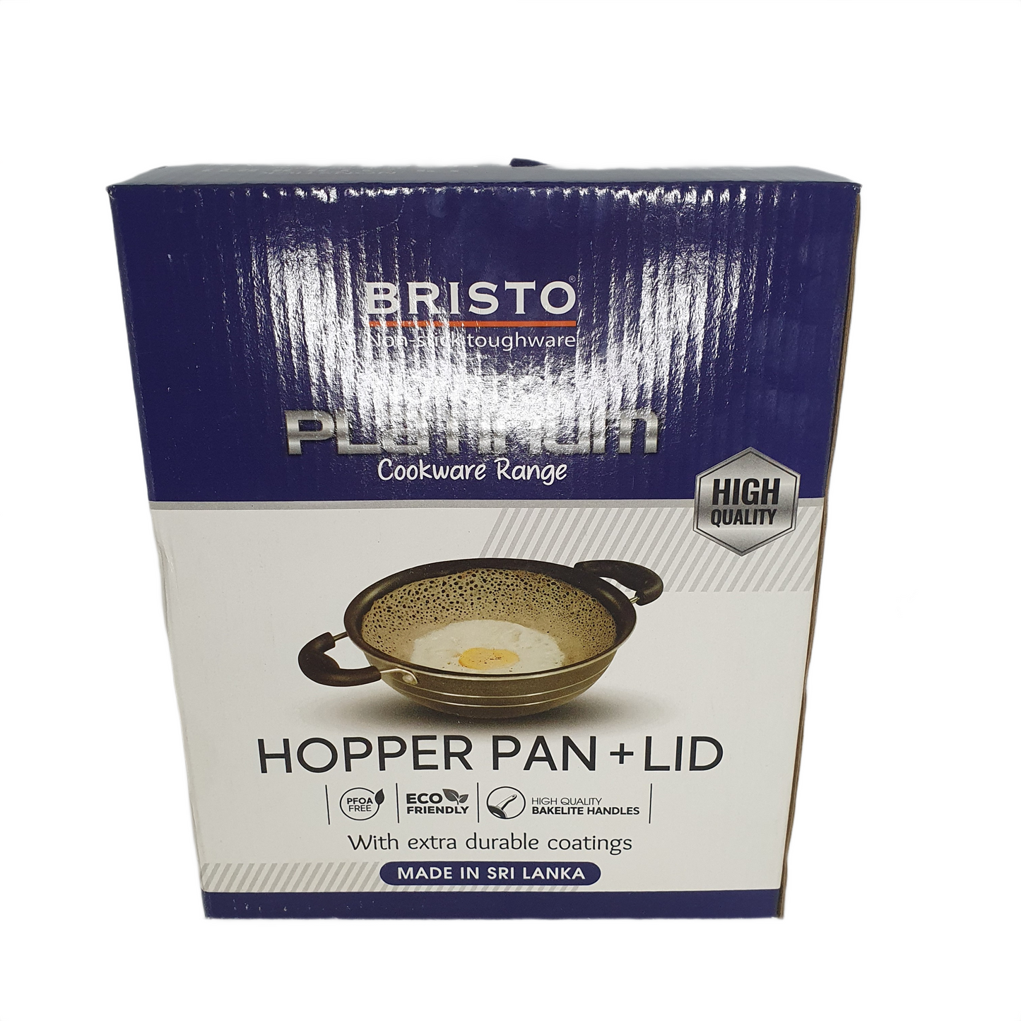 Bristo Nonstick Platinum Hopperpande 18 cm (7 tommer)