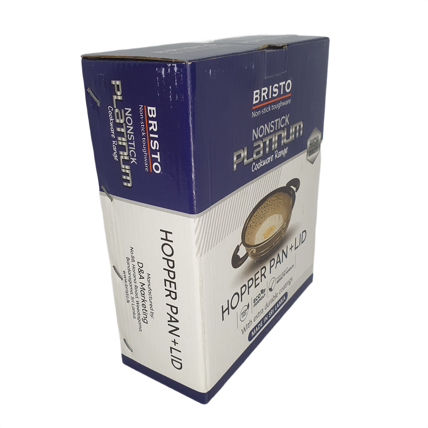 Bristo Nonstick Platinum Hopperpande 18 cm (7 tommer)