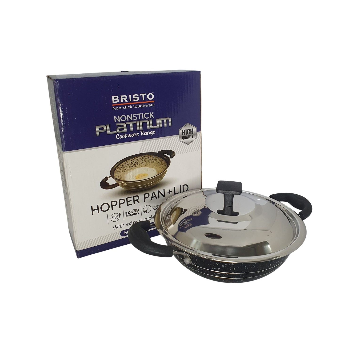 Bristo Nonstick Platinum Hopperpande 18 cm (7 tommer)