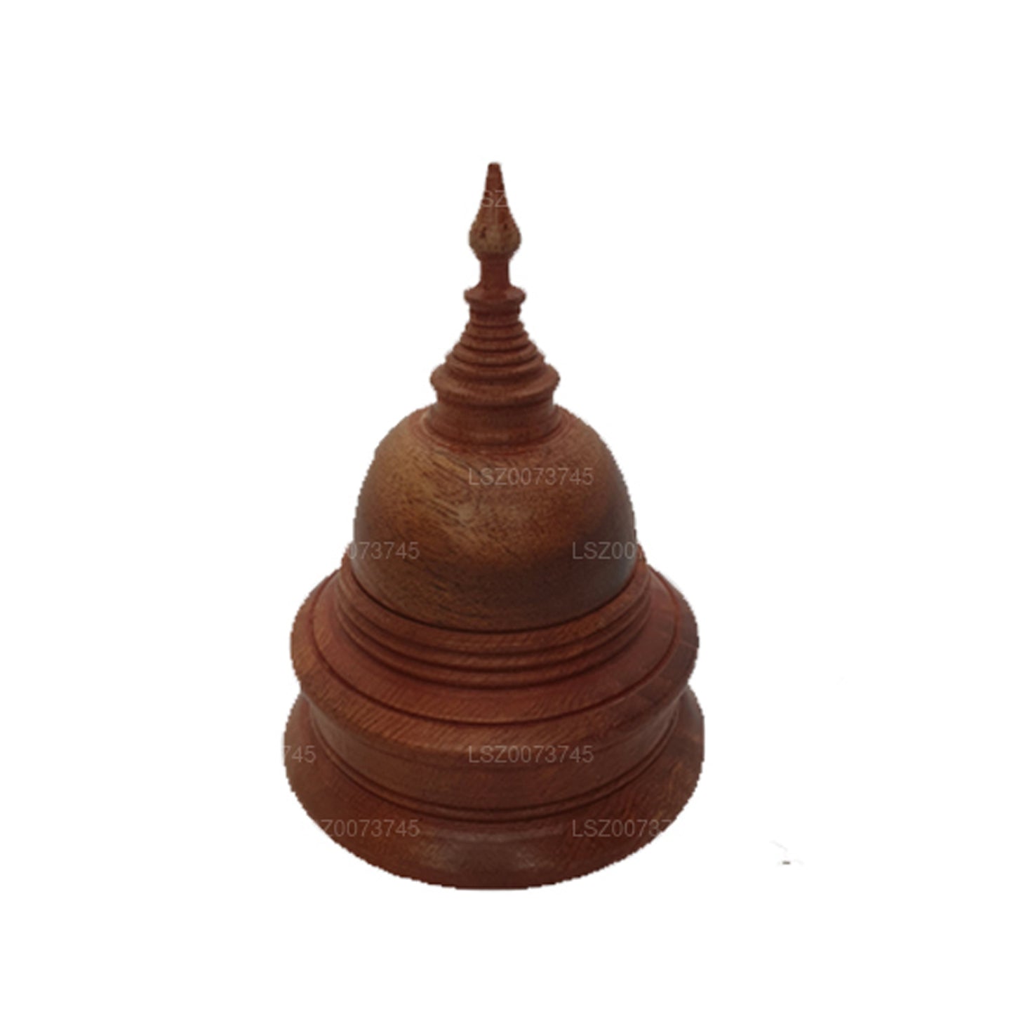 Buddha Stupas Wood Farve (H-4 tommer W-3 tommer)