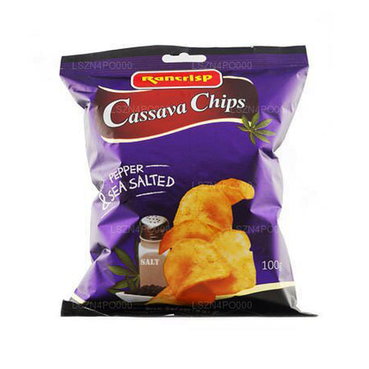 Rancrisp Cassava Chips Salt & Peber (100g)