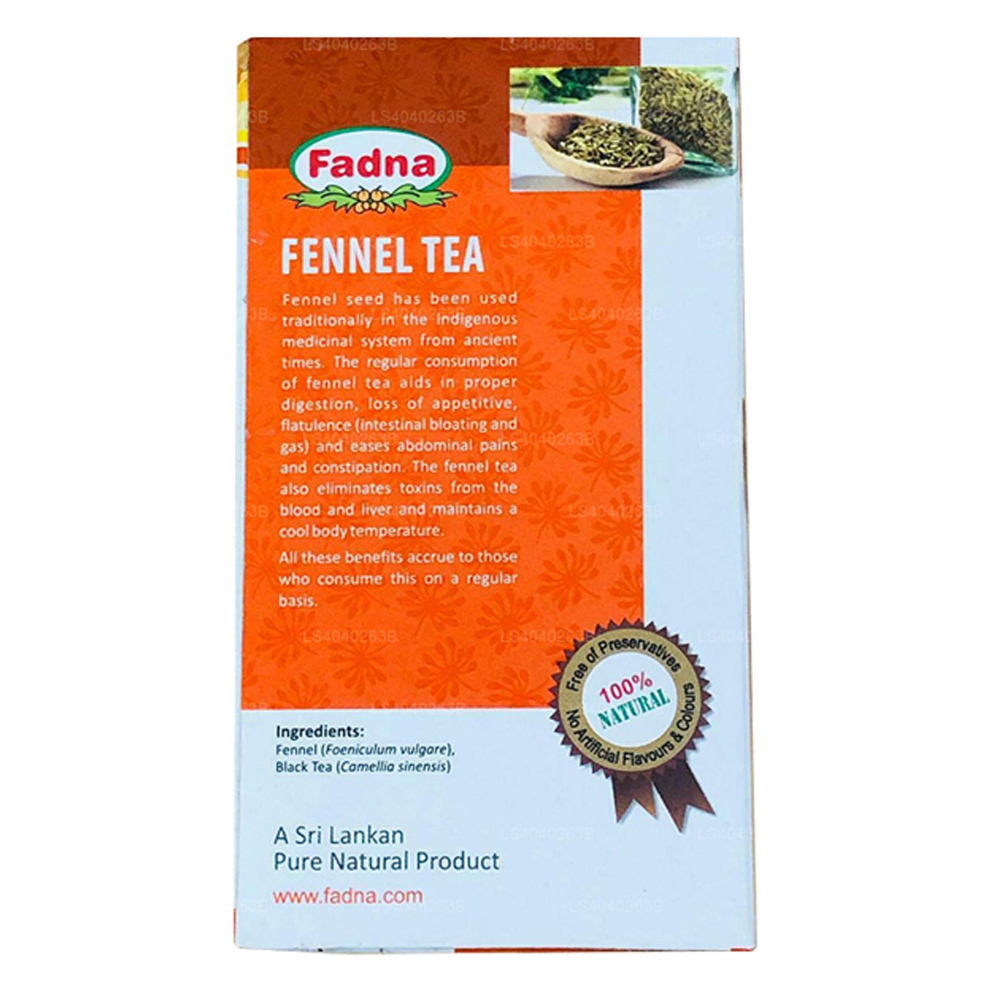 Fadna fennikel te (40g) 20 teposer