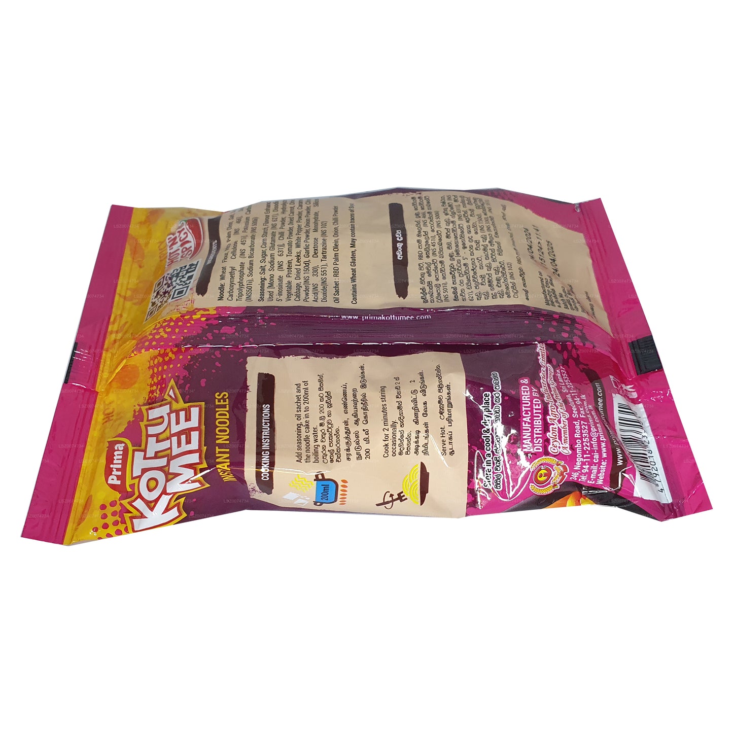 Prima Kottu Mee varm og krydret (80g)