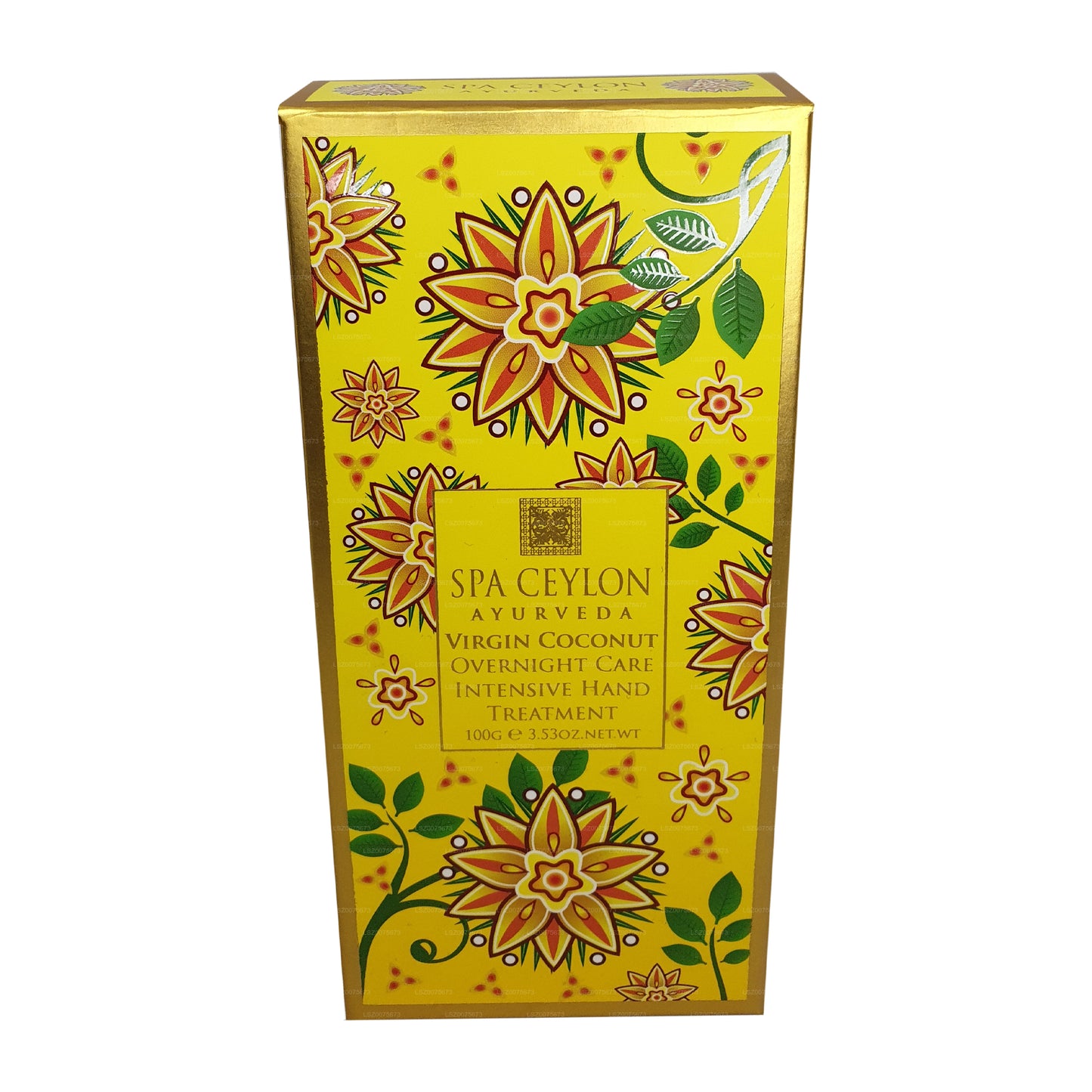 Spa Ceylon Virgin Coconut natten over pleje Intensiv håndbehandling (100 g)