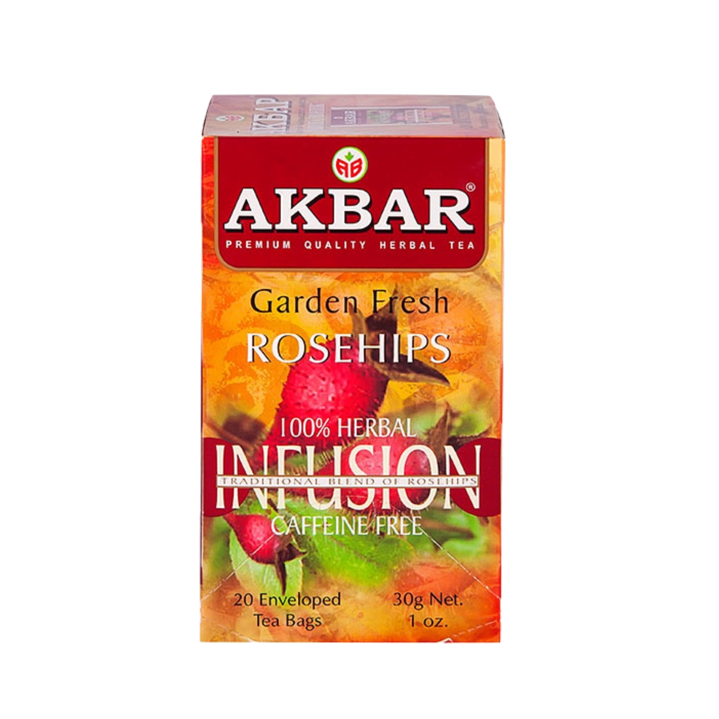 Akbar Garden Fresh Rosehips 20 Teposer (30g)