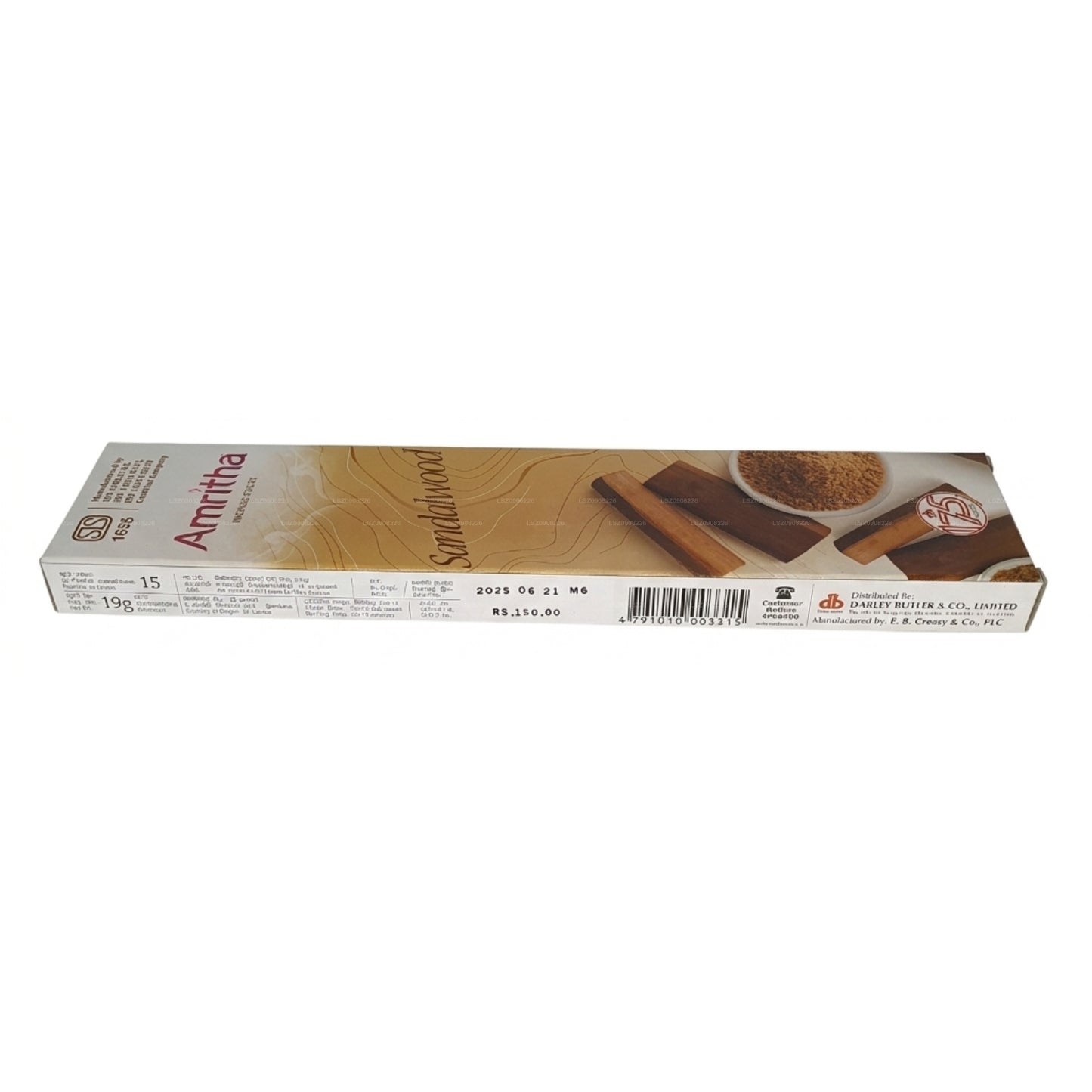 Amritha Sandeltræsjos 15 Sticks (19g)
