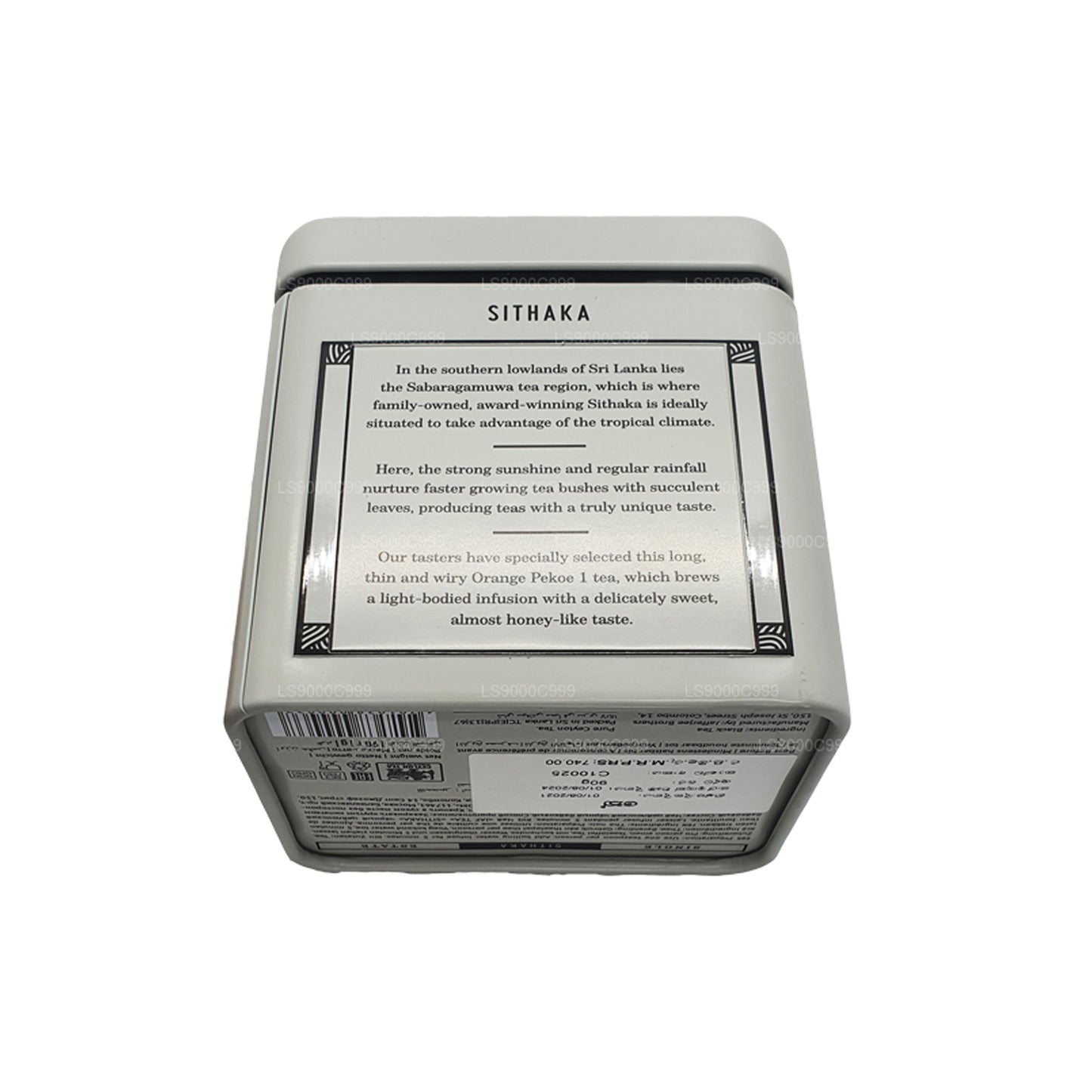 Jaf te enkelt ejendom samling Sithaka (90g) Tin