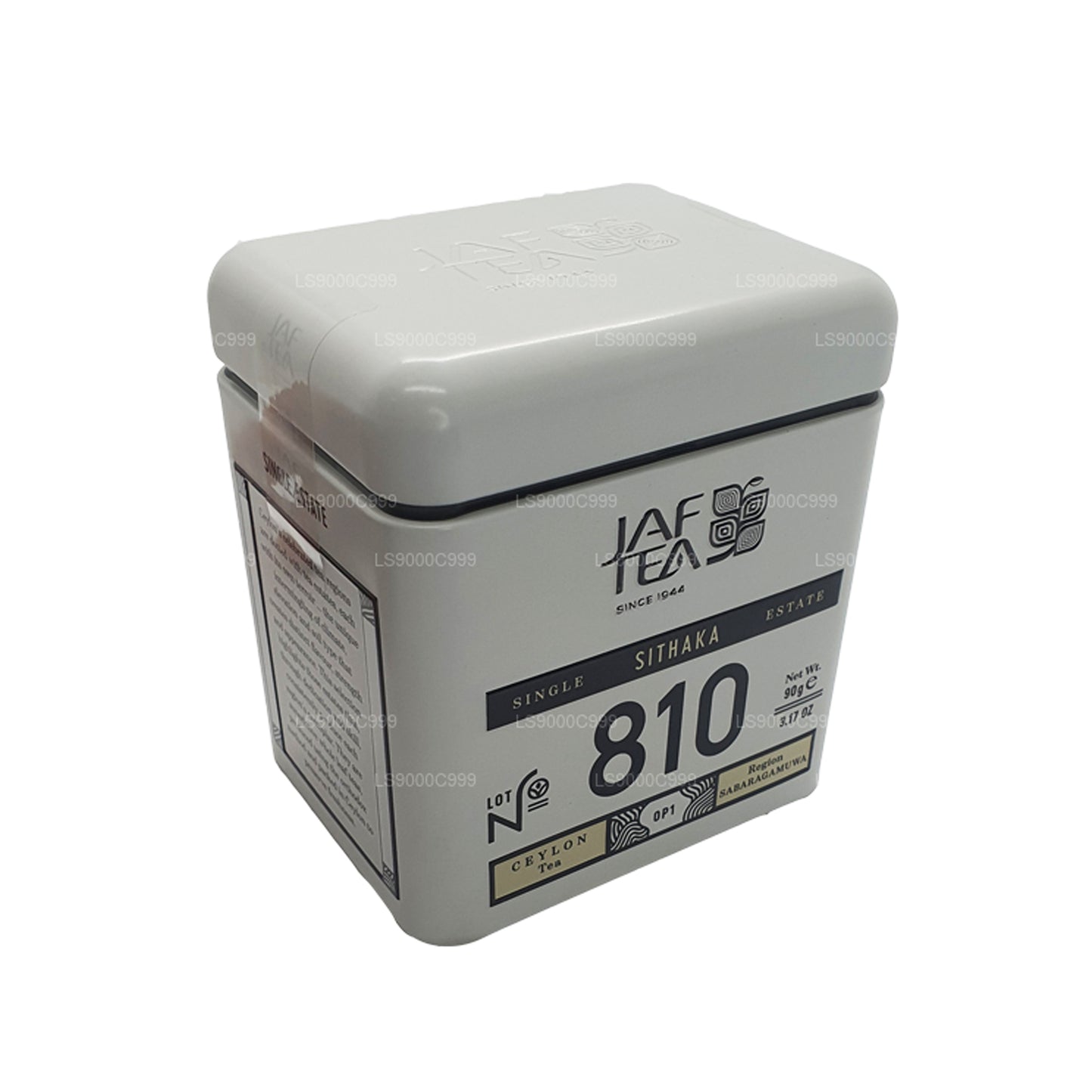 Jaf te enkelt ejendom samling Sithaka (90g) Tin