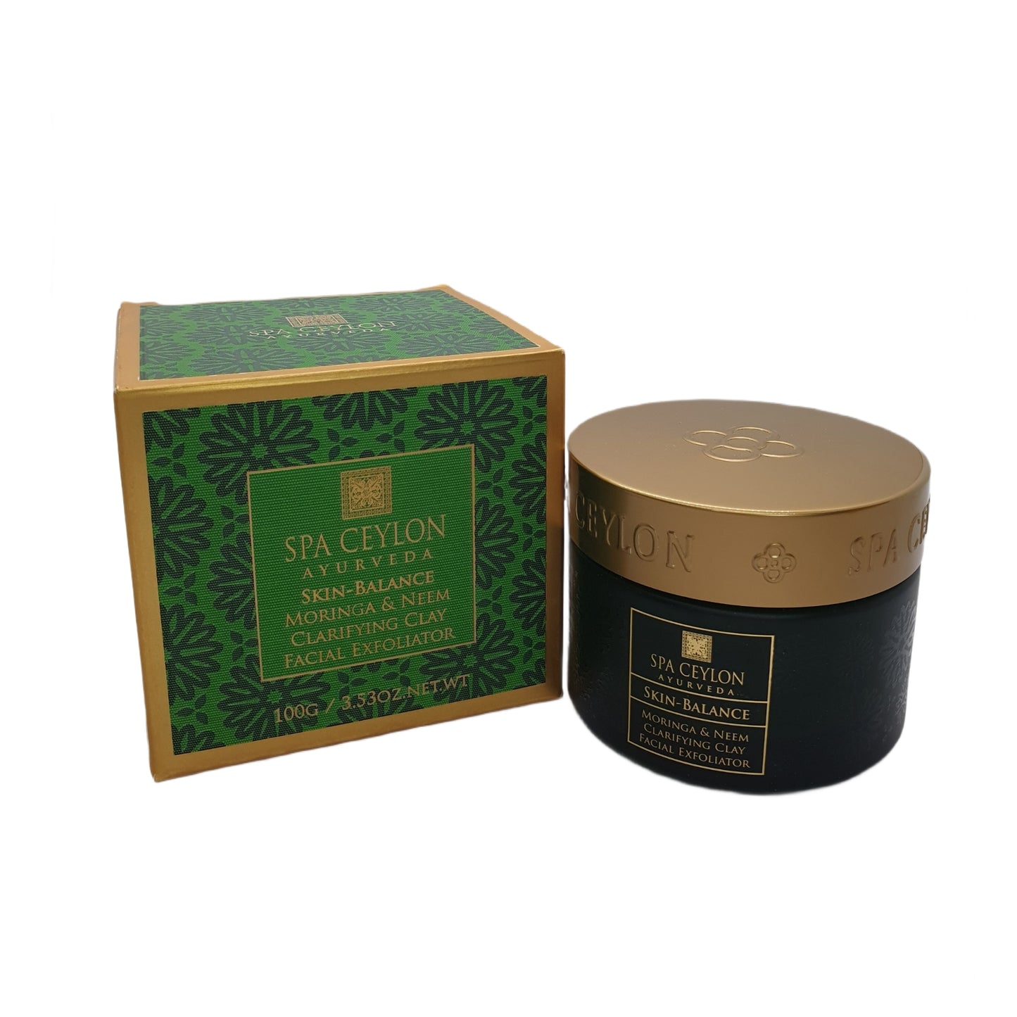 Spa Ceylon Skin Balance Moringa and Neem Clarifying Clay Facial Exfoliator (100g)