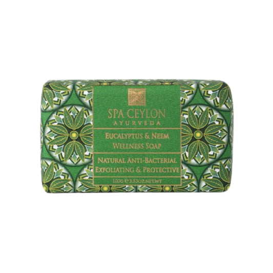 Spa Ceylon Eucalyptus & Neem - Antibakteriel eksfolierende wellness-sæbe (100 g)