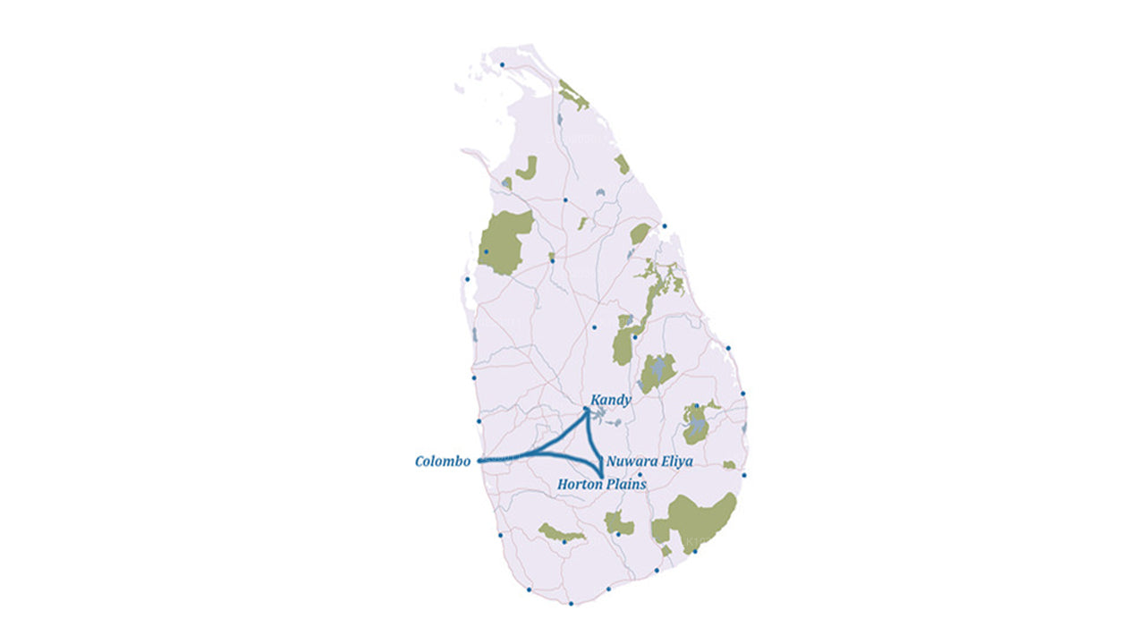 Nuwara Eliya fra Colombo (2 Dage)