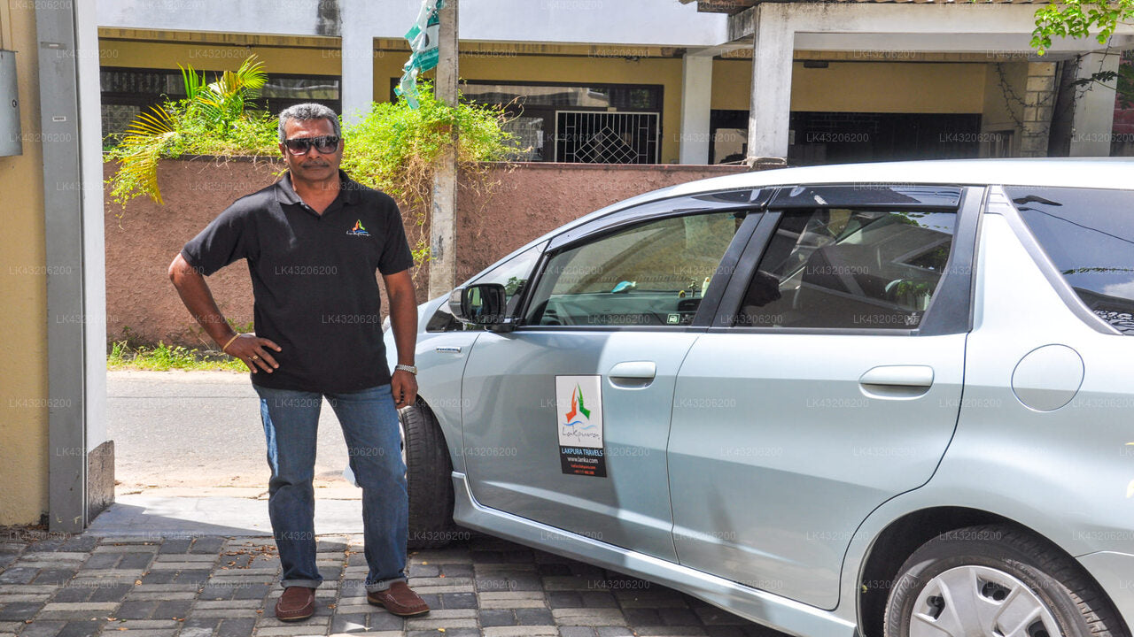 Transfer between Colombo Airport (CMB) and Sri Beach Bungalows and Villa, Marawila