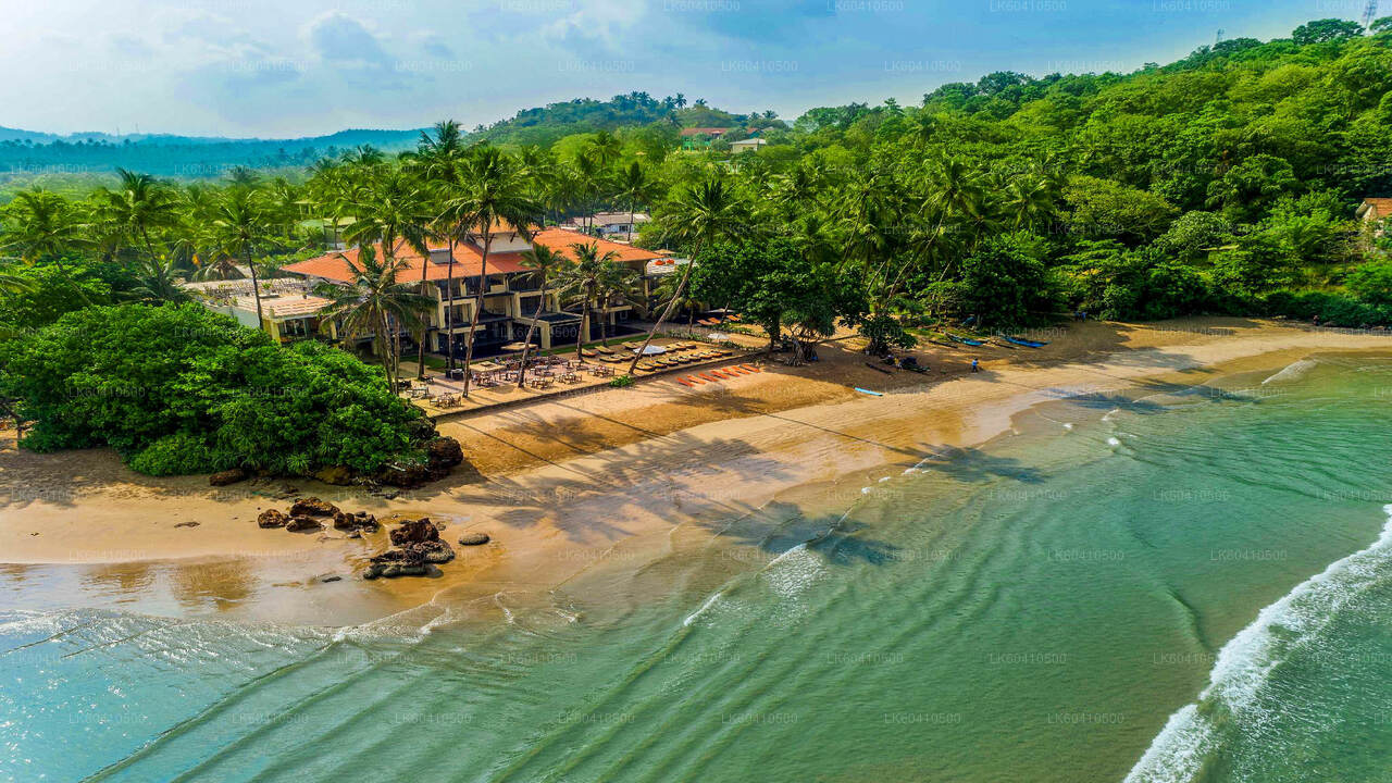 Højdepunkter på den sydlige kyst fra Unawatuna