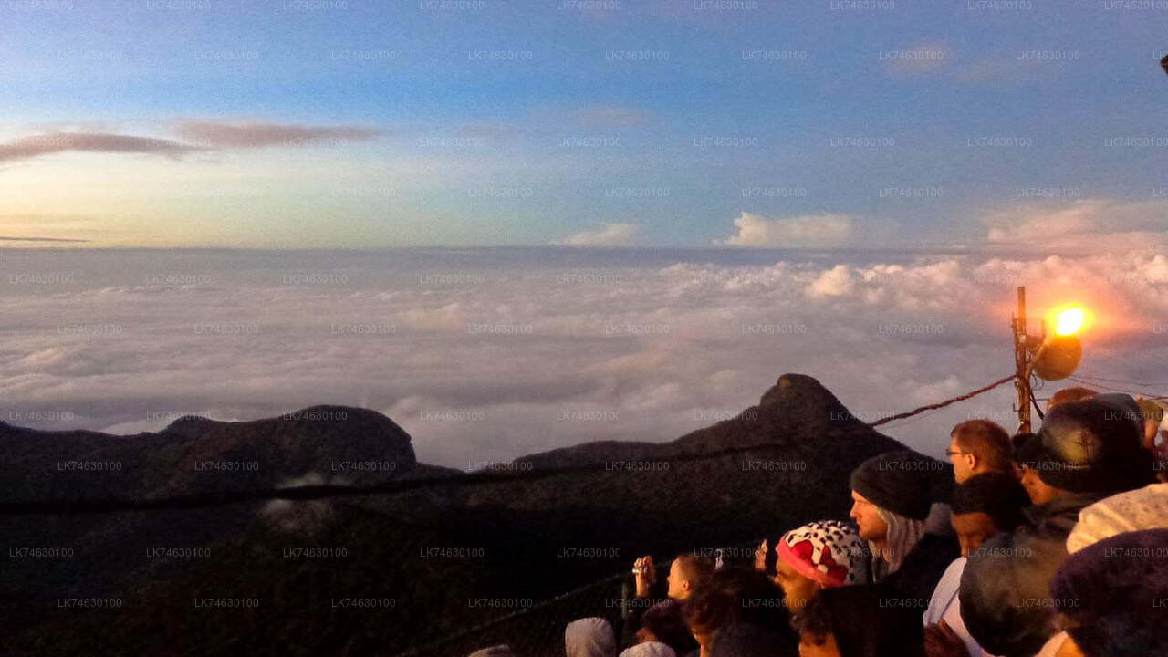 Natvandring til Adam's Peak