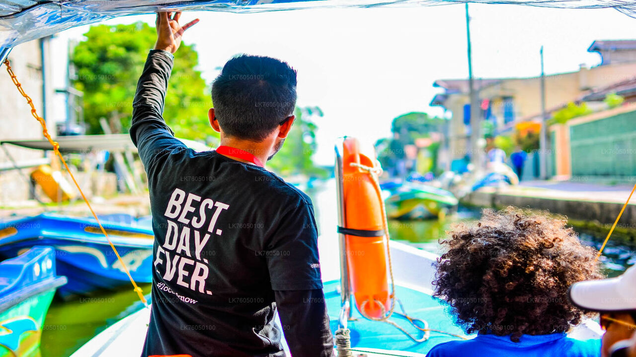 Hollandsk kanalbådtur fra Negombo