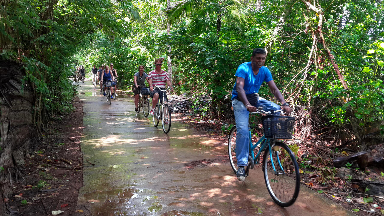 Lagoon Village på cykel fra Galle